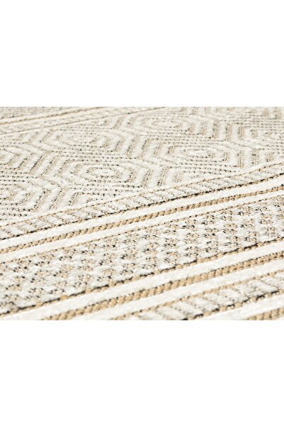 English Home Costa Şönil-jüt Halı Beyaz