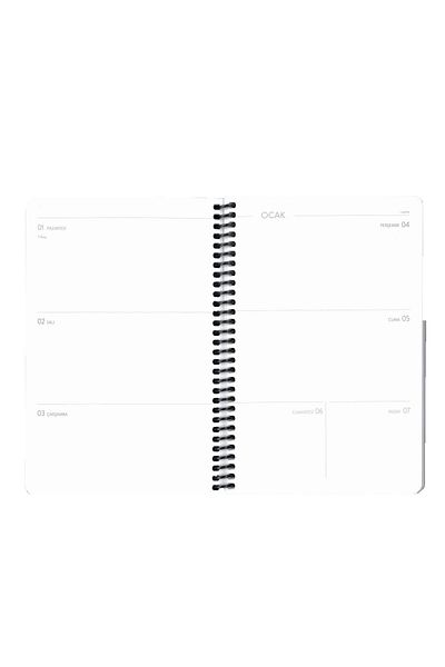KESKİN COLOR Hisli Şeyler 2024 Weekly Agenda με αυτοκόλλητο 13cmx19,5cm