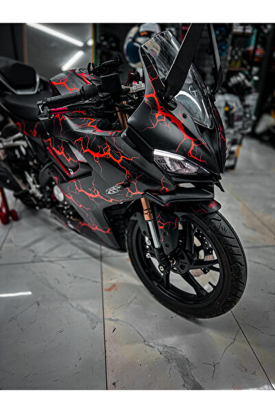 Run Grafik Shop RKS SRK 125-R ŞİMŞEK GRAPHİC KİT STİCKER SET