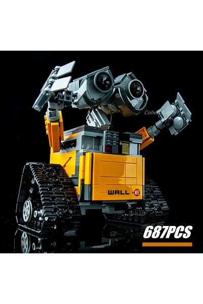 Miniso Nobox-only Block 687pcs Block Rc Cute Robot Space Droid Cartoon Figure Model Building Brick Diy Toy