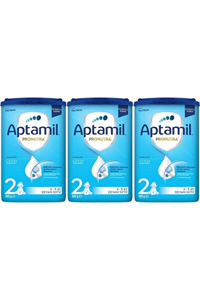 Aptamil Nutrıcıa Aptamil Pronutra 800GR Devam Sütü No:2 (6-12 Ay) (3 Lü Set)