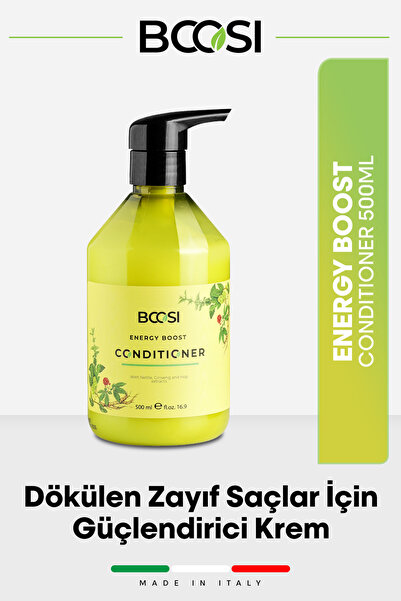BCOSI Energy Boost Dökülen Zayıf Saçlar İçin Güçlendirici Krem 500ml