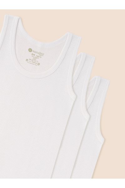 natuline Boys' Organic Cotton Camisole Undershirt 3 Pack