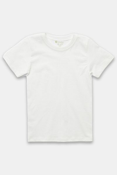 natuline Boy's / Girl's Organic Cotton Combed Cotton 4 Pack T-Shirt