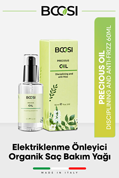BCOSI زيت عضوي ثمين مضاد للتجعد للعناية بالشعر 60 مل