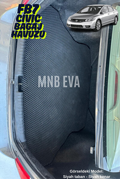 MNB EVA Honda Civic Fb7 2012-2016 Eva Oto Paspas Ve Bagaj Havuzu Seti Metal Topukluklu Logolu