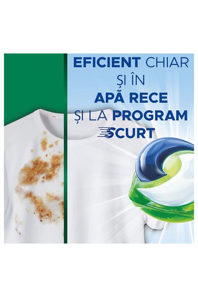 Ariel Set Detergent Capsule 3 In 1 Pods Mountain Spring, 3 X 65 Bucati, 195 Spalari