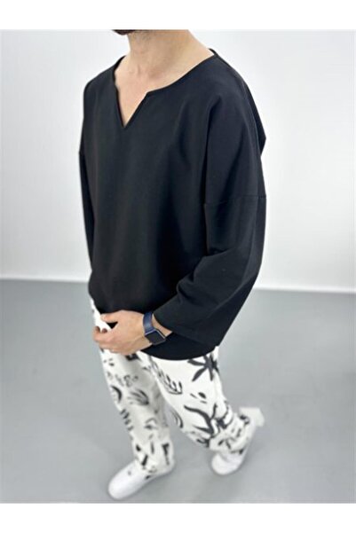 COCOPELLI Men's Poor Sleeve Black T-Shirt