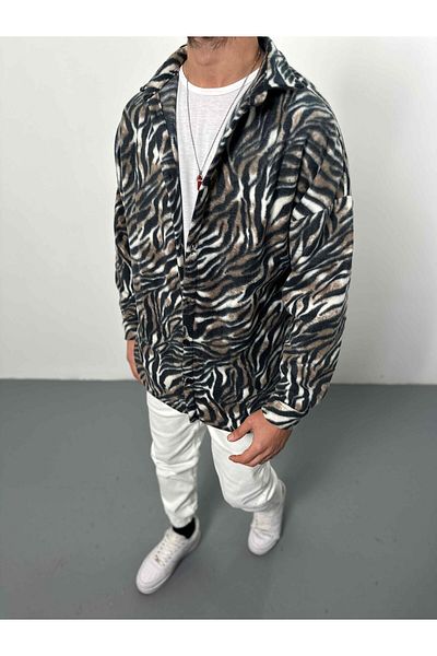 COCOPELLI Γκρι πουκάμισο Fleece