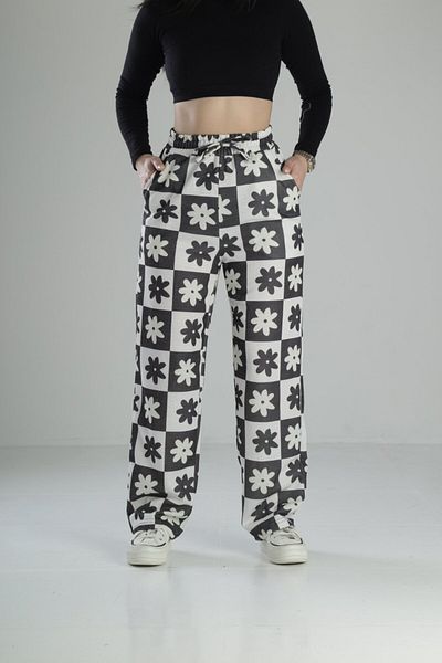 COCOPELLI Floral Patterned Baggy Trousers