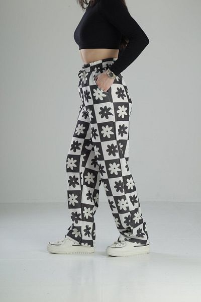 COCOPELLI Floral Patterned Baggy Trousers