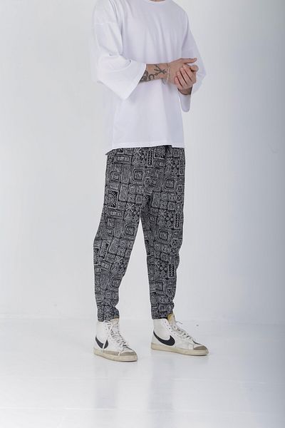 COCOPELLI Sarcophagus Patterned Baguette Trousers