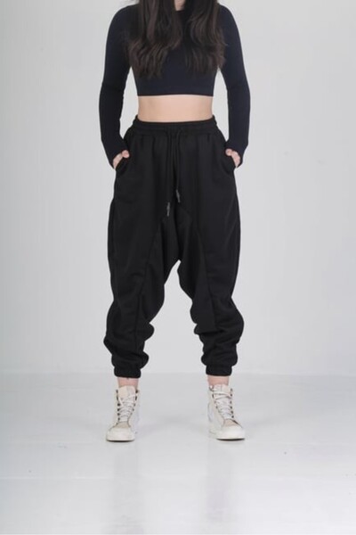 COCOPELLI Siyah Spor Şalvar