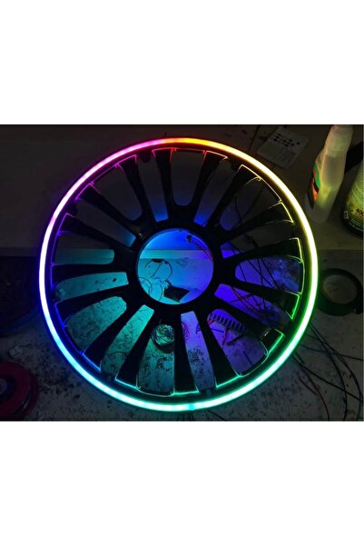 TREND Pixel 30 CM Bass Ve Midrange Hoparlör Kapağı 358 Modlu Neon Işıklı Kayar Led Bas Kapağı