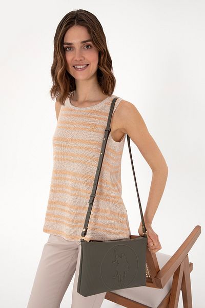 U.S. Polo Assn. Women's Khaki Crossbody Bag 50293678 -Vr183