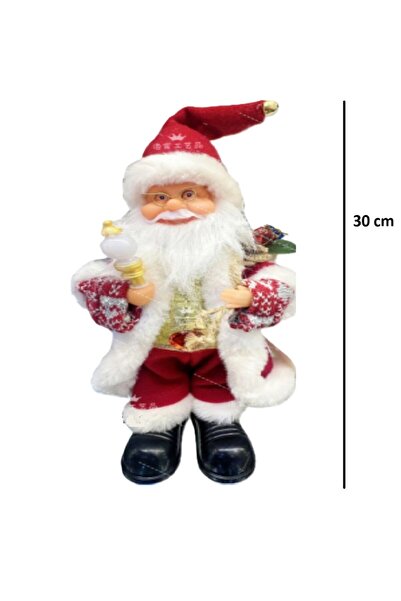 dalip Animated Santa Claus Decoration Flippy — Sings & Dances, Festive Outfit, 30 x 10 x 12 cm, Red