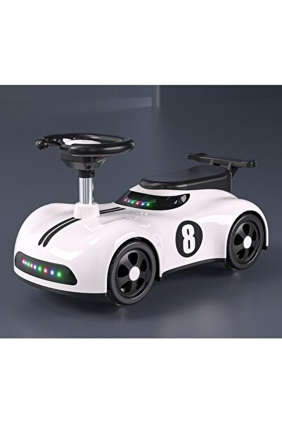 Flippy Children's Push Car Flippy, 1-3 years, Bluetooth Music, ABS, 4 Wheels, Seat Height 22 cm, White