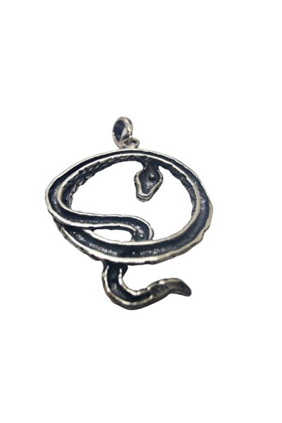 Flippy Ασημένιο μενταγιόν Jolie Silver 925, με σχέδιο σπειροειδούς φιδιού, 40...