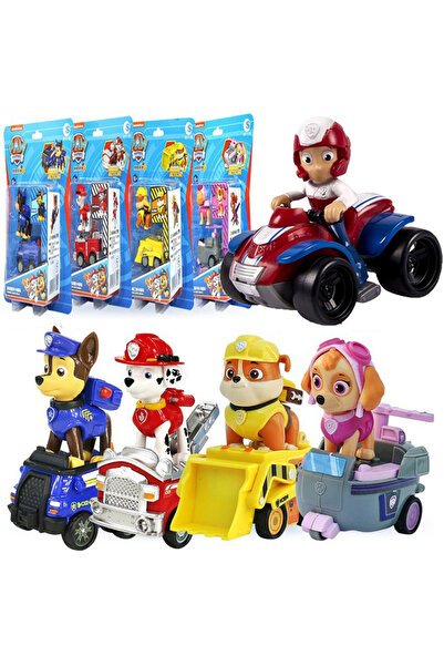 Choice8 مجموعة باو باترول الأصلية (5 قطع مع علبة) - 4 قطع/مجموعة - سيارات باو...