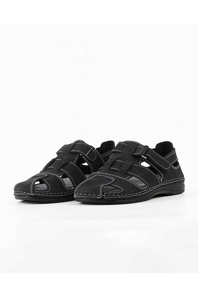 Tigerline Ανδρικά πέδιλα Nubuck - Ορθοπεδική σόλα - Φαρδιά Μορφή - Αντιιδρωτική, Χωρίς Οσμή