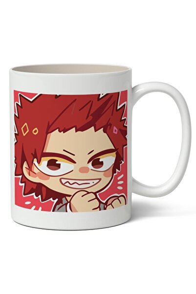 Toyaso My Hero Academia - كوب أبيض مطبوع بطابع كيريشيما