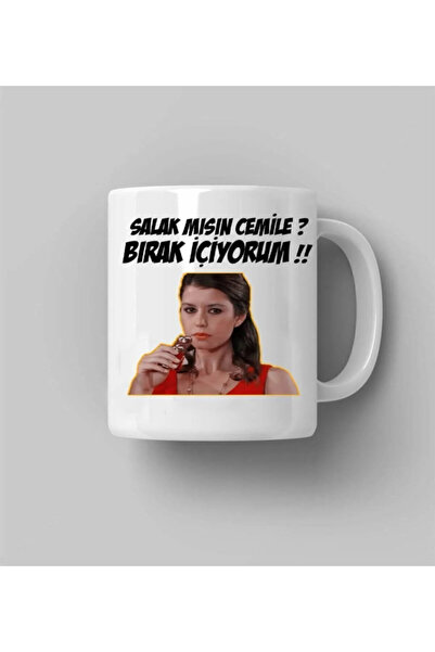 Genel Markalar Bihter Ziyagil esprili kupa bardak