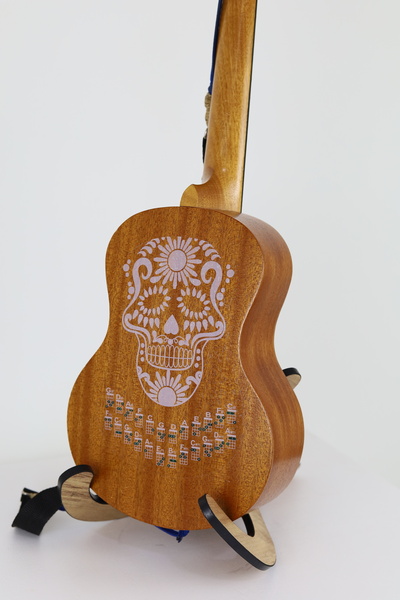 happypotam Ukulele Yeni Başlayanlar Için Arkasına ,yanına Yapıştırılan Şeffaf Akor Tablosu,cetveli