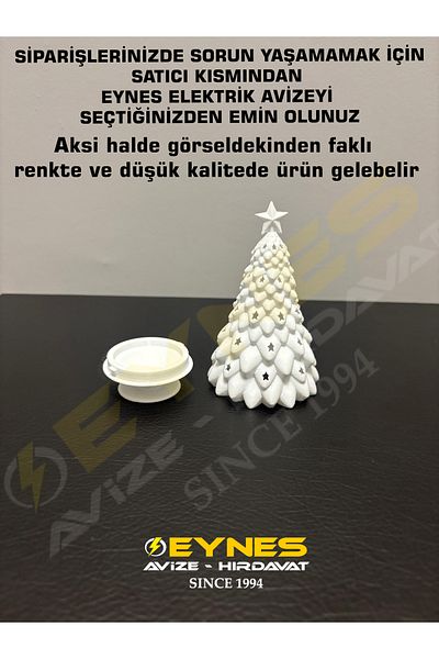 Eynes Aydınlatma Led Candle Holder Star Pattern Winter Decoration - Tree