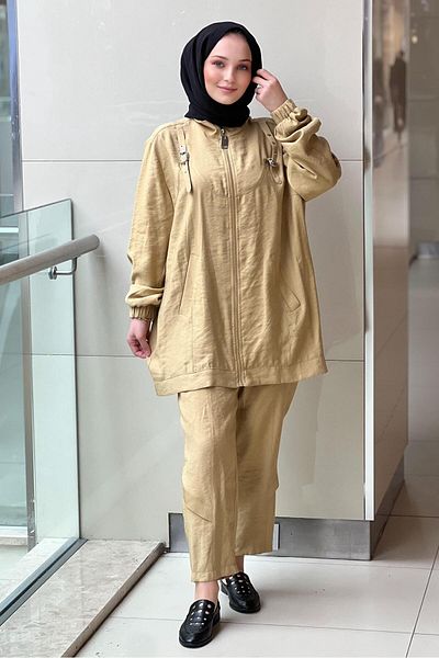 Nuss Belt Epaulette Cap Trousers Set