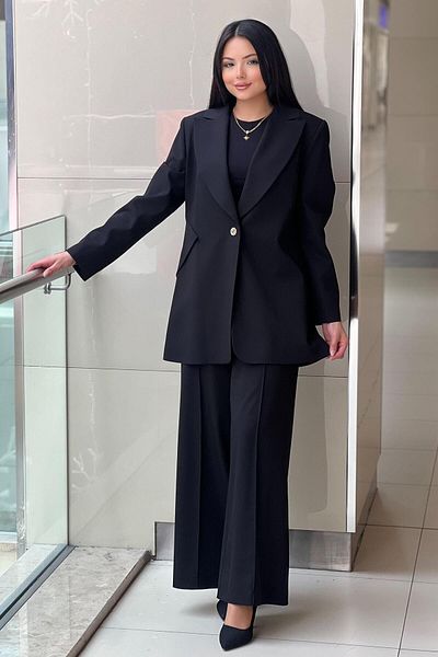 Nuss Single Button Jacket Pants Blazer Suit