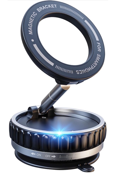 m.tk moveteck Tüm Cihazlar ile Uyumlu Magsafe Vakumlu Telefon Tutucu 360 Oyna...