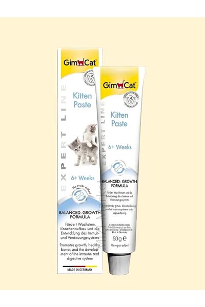 Gimcat Kitten Paste Calsium - Yavru Kediler İçin Vitamin Macunu 50 Gr