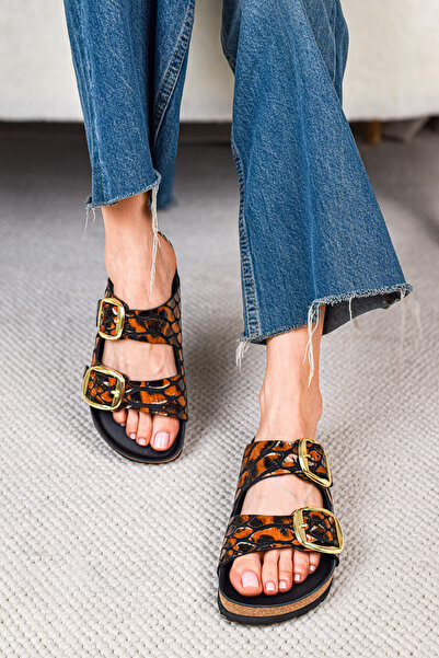 Bequemere شبشب من الجلد الطبيعي مناسب للاستخدام اليومي - نسائي - 205TD11