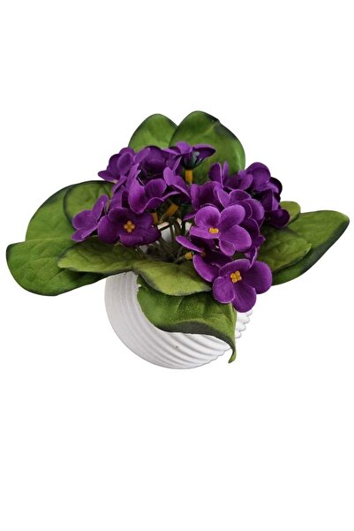 florasepeti زهرة صناعية بنفسجية 17 سم