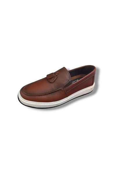 Growish Gr0318 Genuine Leather Lightweight Poly Sole Summer Men's Tasseled Top Quality Loafer Shoes