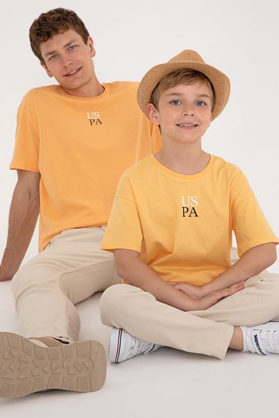 U.S. Polo Assn. Boy's Orange Basic T-Shirt 50306498 -Vr202