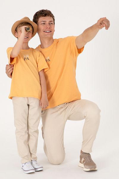 U.S. Polo Assn. Boy's Orange Basic T-Shirt 50306498 -Vr202