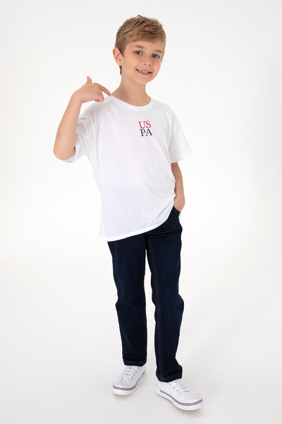 U.S. Polo Assn. Pantaloni de jeans albastru închis pentru băiat 50308273-DN0023