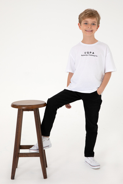 U.S. Polo Assn. Pantaloni de jeans negri pentru băiat 50308272-DN0027