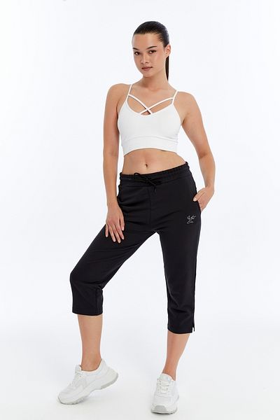 AXXEL Women's Gray Capri Sweatpants-K2202Ta