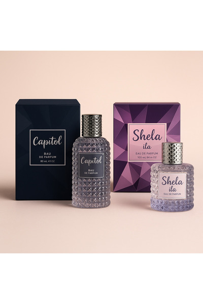 Capitol Eau De Toılette Erkek Parfümü 70 Ml + Shela Lila Kadın Parfümü Eau De Toılette 70 Ml.