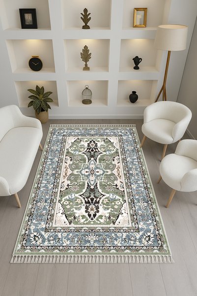 Rugs Modern Halı Colecția Leyla – Covor decorativ cu bază țesută, în nuanțe d...