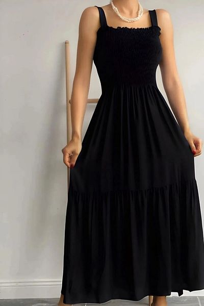 WOWBUTİK Γυναικείο Stretch Midi Φόρεμα Trend