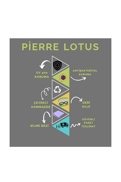 Pierre Lotus Pi̇erre Lotus Davi̇d Bchm Unisex Rectangular Sunglasses Plg1108
