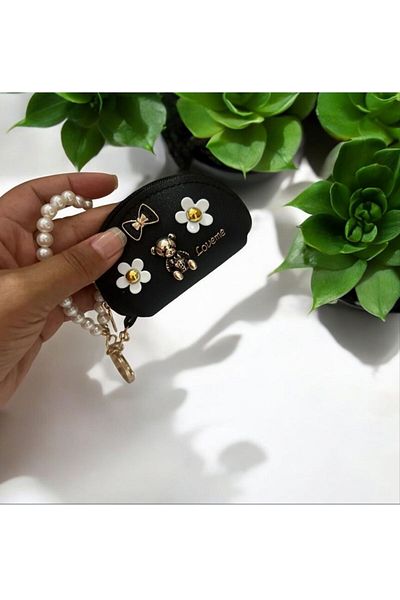 demirosa 1 Pcs Mini Wallet Keychain & Bag Accessory (Bag Not Included)