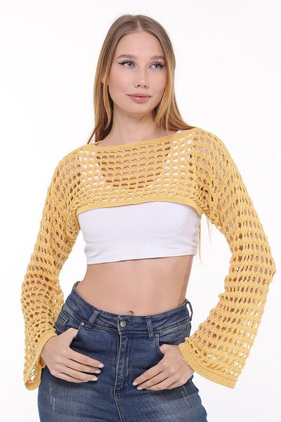 MA ananas Bolero ajurat de damă