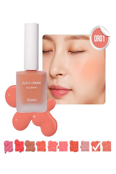Kozmetik Missh@ Fruit Scented Natural Looking Liquid Blush 9g. Apıeu Juicy-Pang Water Blusher (Or01)