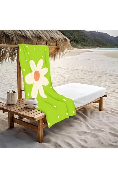 Doruklar Home Collection Πετσέτα θαλάσσης με μοντέρνο σχέδιο 80x160 CM - Sea Peshtemal Aqua77
