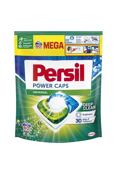Persil Laundry Detergent Capsules Power Caps Universal, Persil, 60 Washes