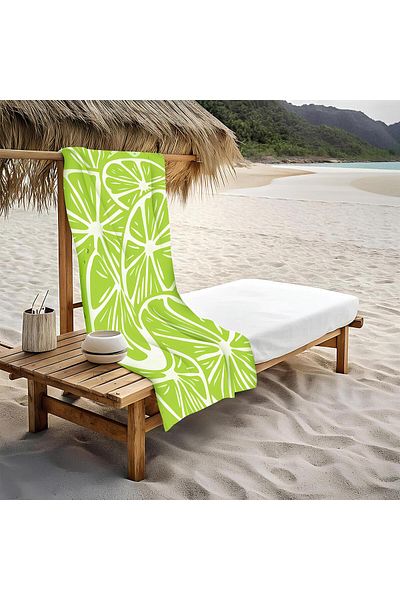 Doruklar Home Collection Πετσέτα θαλάσσης με μοντέρνο σχέδιο Peshtemal 80x160 CM Aqua58